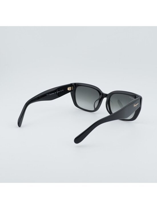 Salvatore Ferragamo SF1094SLB 001 Sunglasses Black Square Frame, Grey Lenses main image 8